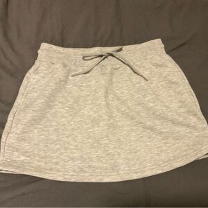 SHEIN Heather Gray Skater Skirt